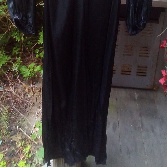 Young, Fabulous & Broke Deep Ombre Jade Green Silk Maxi Dress M NWT - Picture 9 of 11